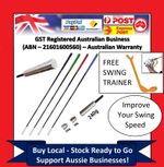 Golf Swing Speed Distance Training Stick Trainer Adjust Portable 240-325g Tempo 