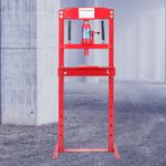 12 Ton Red Hydraulic Floor Workshop Press Machine Bearing Industrial Equipment
