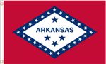 Arkansas State USA Polyester 5'x3' Flag