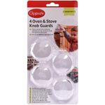 Clippasafe Oven & Stove/Cooker 4 Knob Guards Child/Baby Proofing Home Safety NEW
