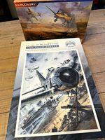 Two WW2 military combat jigsaw puzzles FW 190 Over Normandy and battle of Kursk