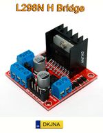 L298N Dual H Bridge DC Stepper Motor Driver Controller Board for Arduino ESP32
