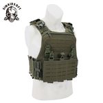 Tactical VCU Vest MOLLE Hunting Camo Plate Carrier 5.56 Triple Magazine Pouch
