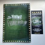 YOUNG FRANKENSTEIN the Musical Theatre large Programme / brochure HADLEY FRASER 