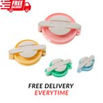 4 X Plastic Pom Pom Makers Set Pom-Pom Making Kit Multi Pack Make Pompoms