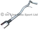 Skoda Fabia vRS 1.9TDi Race Tube Exhaust Rear Tailpipe 1.9 TDi - ULTER OVAL TIP