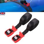 2PC 4.5m Heavy Duty Cam Buckle Straps Tie Down Lashing for Car Roof Rack Kayak
