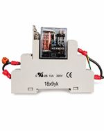 24VDC Slim Interface Relay Module DIN Rail Industrial Control Wired