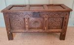 Antique 17th Century solid Oak Coffer / Blanket Box