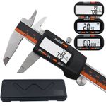 High Precision Digital Vernier Caliper USB-C Rechargeable 150mm/6” IP54 LCD Tool