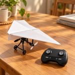 DIY Remote Control Paper Plane Power Kit 4CH RC Aircraft Building Parts ABS