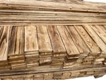 10 New Scorched Wood Boards- Timber Wall Cladding | Rustic Kiln Dried SANDED