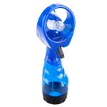 Blue Cooling Mist Fan With Lanyard