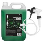 Alloy Wheel Cleaner 5 Litre CARSHARK Non Acidic with Long Hose Trigger