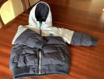 Next Boys Toddler  Hooded Lined Jacket 18-24 Months - Blue/Grey