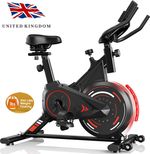 Exercise Bike Cardio Cycle Indoor Training with App Fitness Spinning Bike