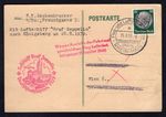 GERMANY 1939 Airship Zeppelin Königsberg Flight Postcard