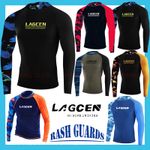 2023 MEN'S RASH GUARDS LONG SLEEVED SURF SNORKELING WATER SPORTS SWIM TOP SHIRTS