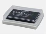 Black Ink Pad Inkpad Rubber Stamp Finger Print Craft Non-Toxic