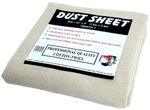 Cotton Twill Dust Sheets Various Sizes DIY Builder Decorating Cover Painters 