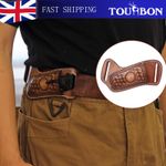 TOURBON Leather Knife Sheath EDC Tool Belt Pouch Camping Vintage (SHEATH ONLY)