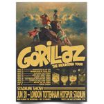 Gorillaz Tour Poster The Mountain Tour Poster 2026 A5-A3 London All UK Dates