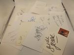 JOBLOT COLLECTION OF SIGNED AUTOGRAPH CARDS x 30 - TV FILM MUSIC SPORT (2)