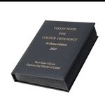 Book 38 Plates Optometry Colour Deficiency Test Book 2025. UK SELLER