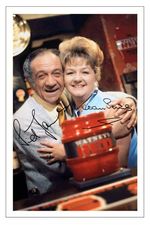SID JAMES & JOAN SIMS Signed Autograph PHOTO Fan Signature Print CARRY ON