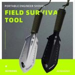Camping Folding Shovel Outdoor Garden Tool Stainless Steel Mini Spade
