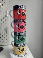 Henry Hetty & Friends Stackable Mugs 10oz Choose 6 Designs Vacuum Fan Gift