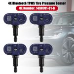 4Pcs Bluetooth TPMS Tire Pressure Sensor For Tesla Model 3 / S / X / Y 2021-2024