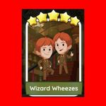 1 X Wizard Wheezes  (⭐⭐⭐⭐⭐) set 17 - Mono_poly_Go Sticker ( Fast Sending ) 