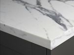 Marble Veneto SQUARE EDGE  Kitchen Worktop 38mm, Laminate  3m x 600mm x 38mm