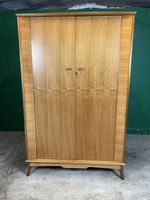 ALFRED COX WALNUT DOUBLE WARDROBE MID CENTURY RETRO
