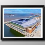 Everton FC Football Club Bramley Moore Dock Hill Dickinson Stadium Print Gifts