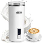 6-In-1 Electric Milk Frother, 250Ml Automatic Milk Foamer & Steamer