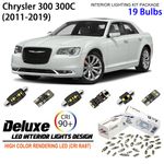 19 Bulb Interior LED Light Kit White Dome Light For 2011-2019 Chrysler 300 /300C
