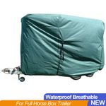 Full Horse Box Trailer & Tow Hitch Cover 4-Ply Maypole Waterproof Breathable