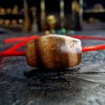 Ancient Tibetan Chong Dzi – Tibetan Agate Prayer Bead
