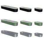 XXL Garden Metal Raised Vegetable Planter Outdoor Flower Trough Herb Grow BedBox