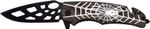 Tac-Force Outdoor Knife, Green Camo Spider, TF-643SL