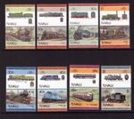 Tuvalu 1985 Trains set MNH mint stamps