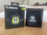 Unilite HL-6R 450lm Rechargeable USB LED Head Torch IP44 Yellow/Black