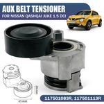 Aux Belt Tensioner For Nissan Juke F15 1.5 dCi 2010-2019 K9K410 Drive V-Ribbed