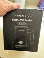 HadinEEon milk frother/warmer  brand new boxed black