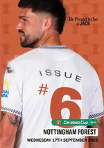 SWANSEA CITY v NOTTINGHAM FOREST 17 September 2025 EFL CARABAO CUP OFFICIAL 20pg