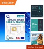 Data-Only SIM for Phones & Routers – O2 Unlimited UK Data +  Roaming Included