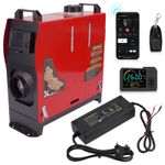 12V/24V 8KW Diesel Heater for Cars + App Control+Battery Startup+Power Adapter