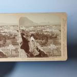 Orizaba Mexico Stereoview C1900 Real Photo Panorama Of Town And Native Boy